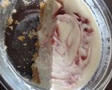 A picture of step 8 of Mug cheesecake microwaved.