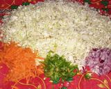 A picture of step 1 of Sandwich Salad.