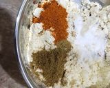 A picture of step 1 of Baingan ke pakore.
