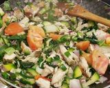 Foto del paso 1 de la receta: Tacos de pollo y verduras del grupo A