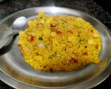 A picture of step 7 of Vegetable Dalia.