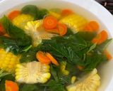 Foto langkah ke 2 dari resep Sayur bayam simpel.