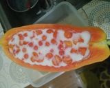Foto langkah ke 4 dari resep Puding Pepaya.