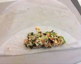 A picture of step 3 of Vegetable and Okra Spring Rolls.