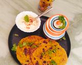 A picture of step 6 of Ajwain lachha paratha / Masala laccha paratha 😋.