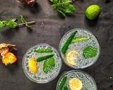 Kulukki Sarbath A refreshing Basil Lemon ginger chilli drink recipe step 3 photo