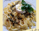 Foto del paso 15 de la receta: Nidos Tagliatella con salsa pesto, queso de cabra y miel