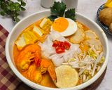 Foto langkah ke 5 dari resep Malaysian Curry Laksa (bumbu instan).