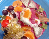 Foto del paso 10 de la receta: Papaya rellena tropical 🏝️🥭🥝🍇🍓🥥