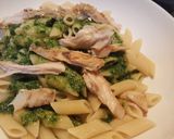 Foto del paso 3 de la receta: Pasta rápida con pesto y pollo