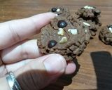 Foto langkah ke 8 dari resep Choco Cookies Chocolatos (takaran sendok, tanpa mixer dan oven).