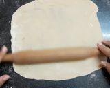 A picture of step 7 of WALNUT APPLE PARATHA WITH CARAMEL SAUCE & VANILLA ICE-CREAM.