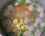 Foto langkah ke 2 dari resep Sop Bakso Semua Warna.