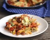 Ricottás, spenótos, paradicsomos penne recept fázis 6 fotója