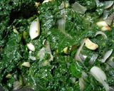 A picture of step 3 of Palak Paneer.