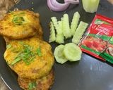 A picture of step 6 of Tawa potato cutlets.
