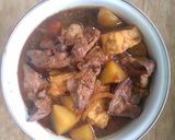 Foto langkah ke 3 dari resep Semur Ati Ampela Kentang Tahu.