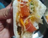A picture of step 9 of Falafal sandwich.