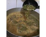 A picture of step 3 of Okro Moringa soup.