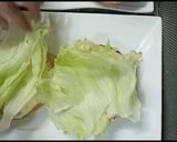 A picture of step 6 of Crisp fry chicken burgers 👌😋.