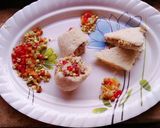 A picture of step 6 of Curd sprout sandwich.