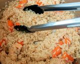 Une image de l'étape 7 de Filet de truite et riz aux carottes au Nutricook Seb.