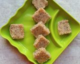A picture of step 4 of Chia Seeds and Coconut Burfi.