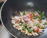 A picture of step 2 of Green vegetable fresh leaf Methi bhaji.