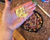 A picture of step 12 of Blueberry Lemon Crumble Skillet.