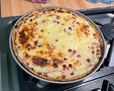 Une image de l'étape 11 de Flan pâtissier aux groseilles rouges et vanille.
