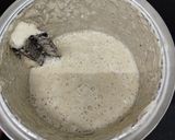A picture of step 2 of Black eyed beans chilla.
