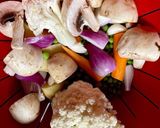 A picture of step 1 of Sea Bass Pot-au-Feu.