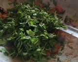 A picture of step 3 of Tomato methi rice.