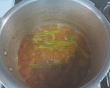 A picture of step 1 of Drumstick with chana dal.