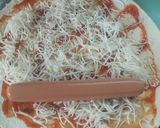 Virslivel töltött tortilla air fryerben sütve recept fázis 3 fotója