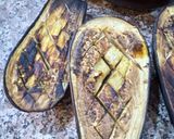 Une image de l'étape 2 de Barquette d'aubergines et de poivrons rouges.