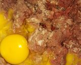 A picture of step 1 of Seekh kabab.
