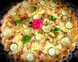 Une image de l'étape 4 de Quiches aux champignons,courgettes.