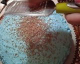 Pas rețetă Tort cu blat de cacao și cremă de vanilie 10 fotografie