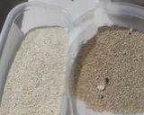 A picture of step 2 of #cook pad india#green moogdal,foxtail millet,little millet dosa.