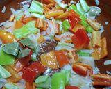 Foto del paso 2 de la receta: Migas de Bacalao con Pisto Mediterrani