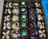 Foto langkah ke 8 dari resep Brownies panggang sekat anti gagal.