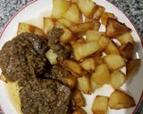 Foto del paso 7 de la receta: Lomo o peceto al ajillo con papas 🤤👩‍🍳