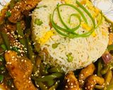 A picture of step 7 of Dragon Chicken.