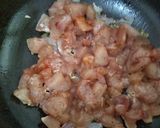 A picture of step 6 of Nutty lemony cabbage roll in green sauce.