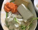 Hình bước làm 1 của món Canh măng đậu hủ trắng