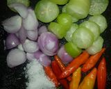 Foto langkah ke 4 dari resep Sambal Sabu (Udang Rebon) khas Aceh #Dandelion.