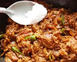 A picture of step 5 of Beef Vindaloo.