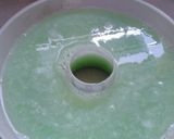 Foto langkah ke 4 dari resep Puding Tape ketan hijau.