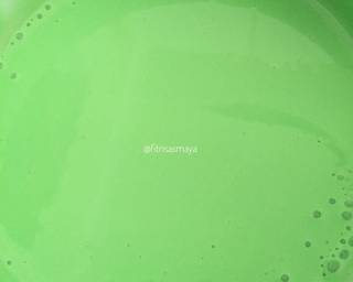 Pandan Cake Cendol Palm Sugar Pudding - Step 5